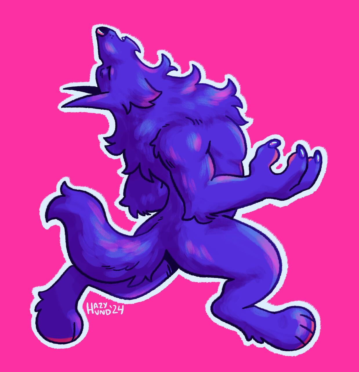Purple Werewolf